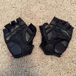 Black Fingerless Giro Cycling Gloves